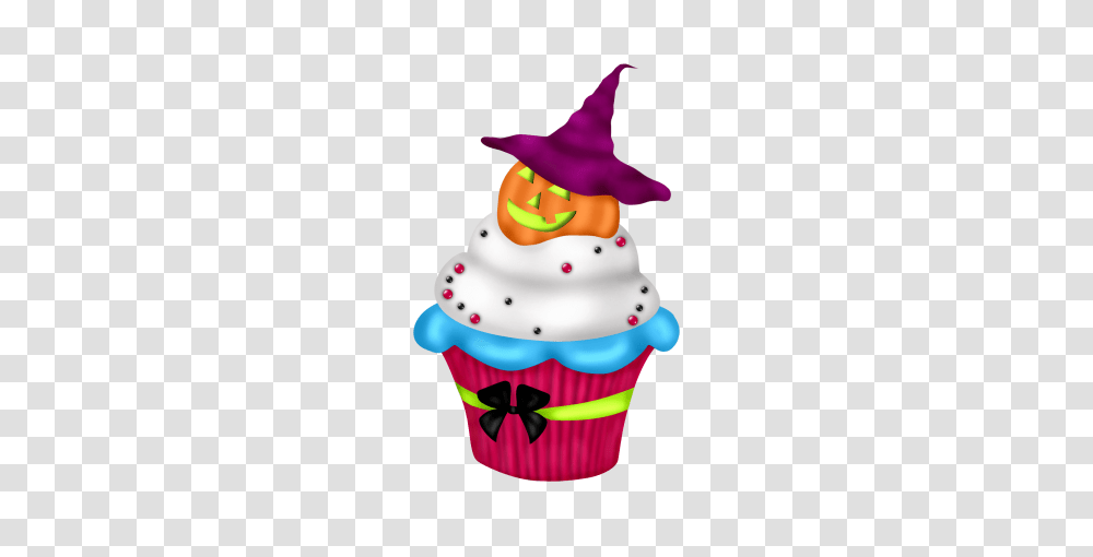 Halloween Cupcake Clip Art, Cream, Dessert, Food, Creme Transparent Png