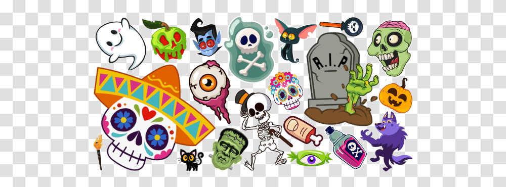 Halloween Cursor Collection Fictional Character, Label, Text, Sticker, Graphics Transparent Png