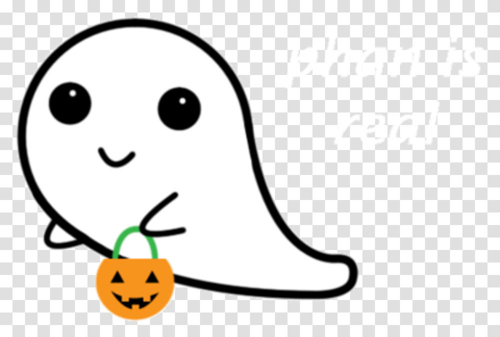 Halloween Cute Ghost Clipart Full Size Clipart Halloween Clipart Ghost Cute, Plant, Label, Text, Clothing Transparent Png