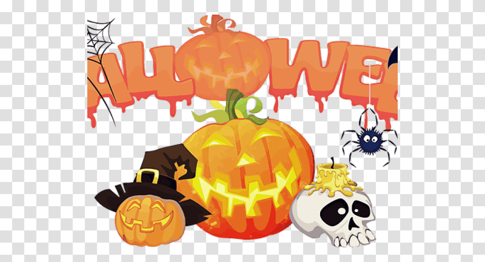 Halloween Decoration, Poster, Advertisement, Pumpkin, Vegetable Transparent Png