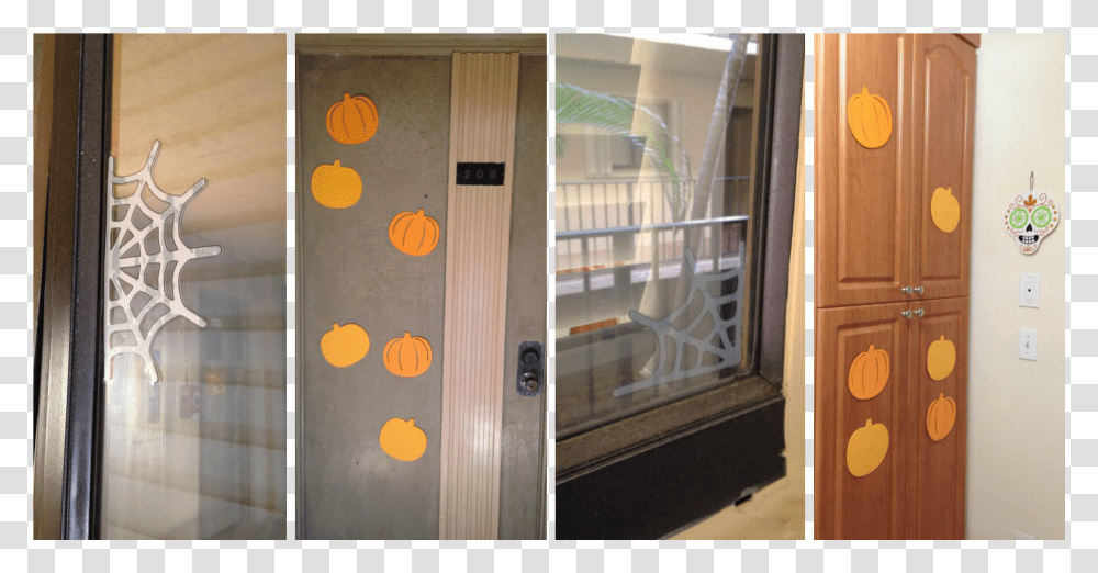 Halloween Decorations Sliding Door, Furniture, Cupboard, Closet, Wood Transparent Png