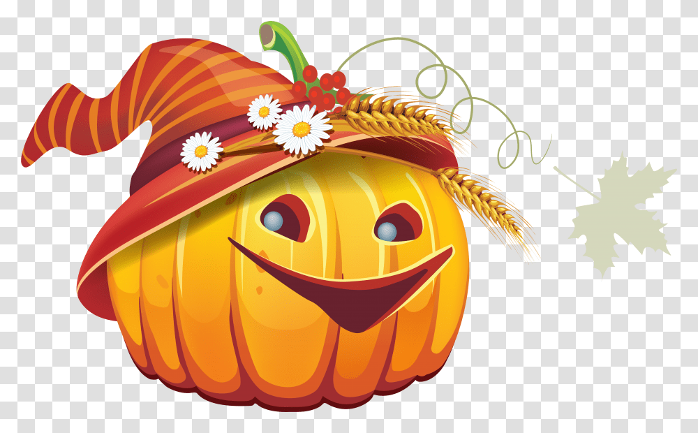 Halloween Dessin Citrouille Couleur, Plant, Vegetable, Food, Pumpkin Transparent Png