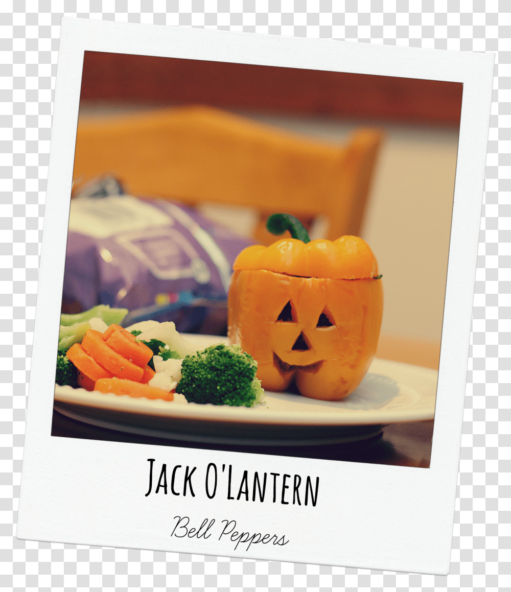Halloween Dinner Ideas Jack O39 Lantern, Plant, Vegetable, Food, Pepper Transparent Png