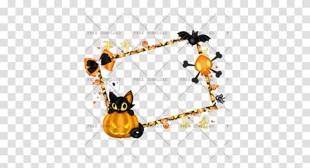 Halloween Frame Image With Background, Fire, Angry Birds Transparent Png
