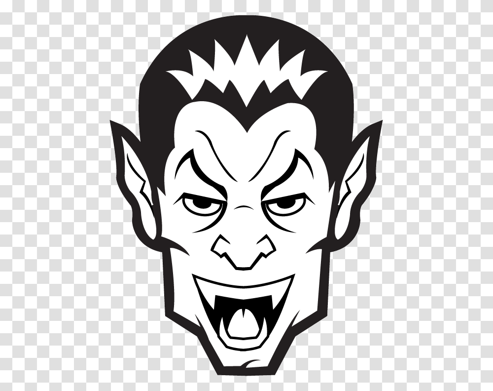 Halloween Frankenstein Dracula Clip Art, Stencil, Mask Transparent Png