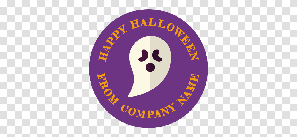 Halloween Ghost Circle, Logo, Symbol, Trademark, Text Transparent Png