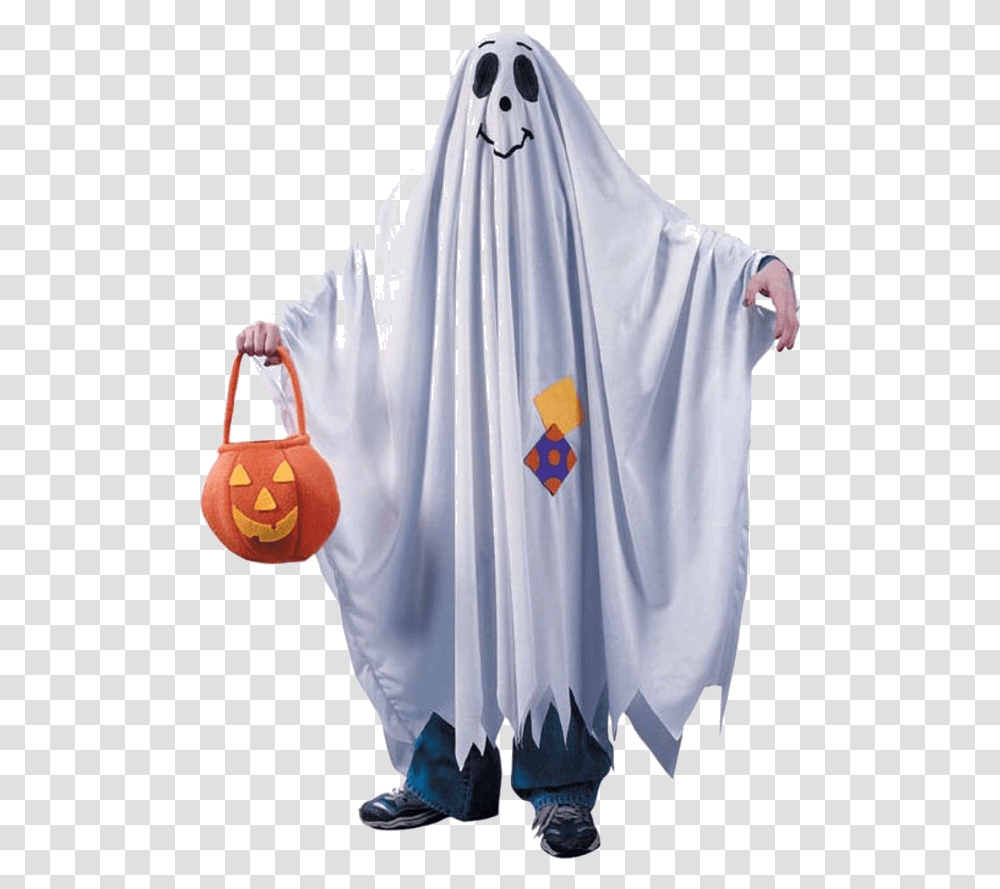 Halloween Ghost Costume, Apparel, Shirt, Person Transparent Png