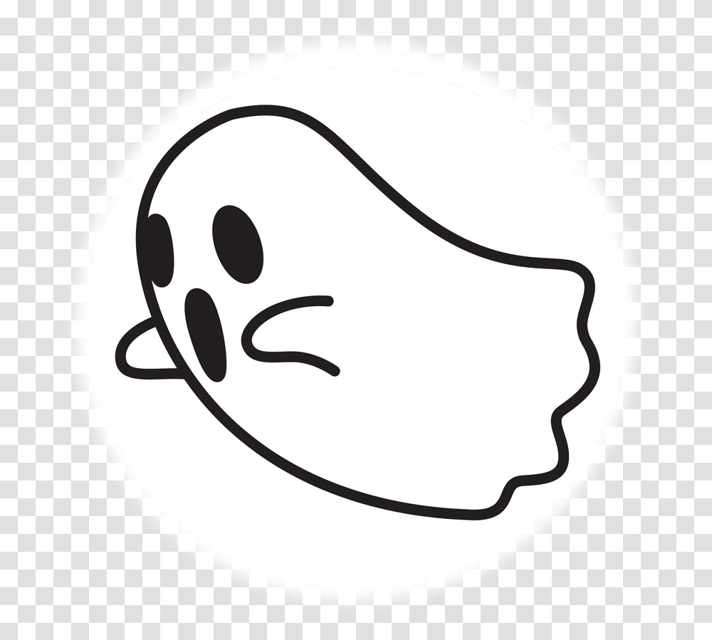 Halloween Ghost Doodle Icon, Label, Ball, Plant Transparent Png