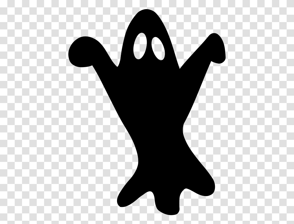 Halloween Ghost Free Image Ghost Clipart Black, Bow, Apparel, Footwear Transparent Png
