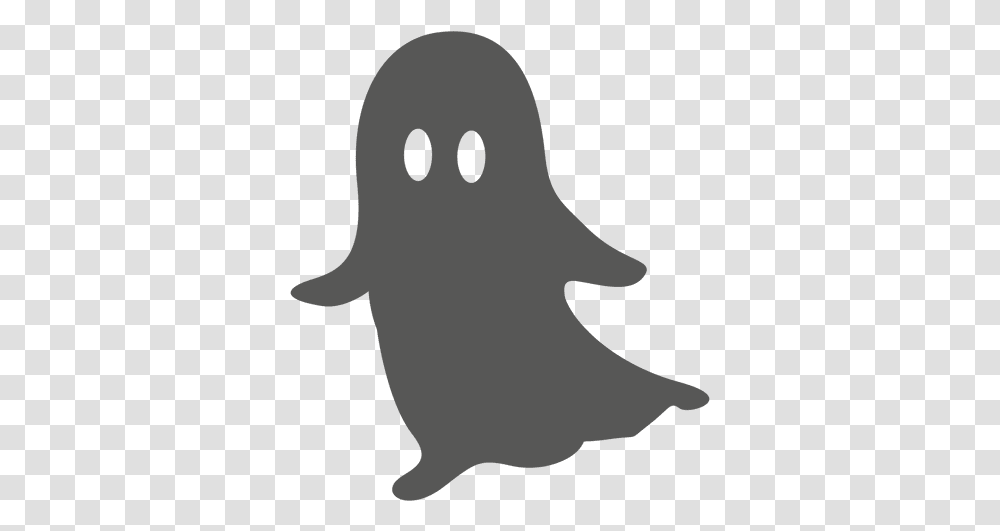 Halloween Ghost Image Fantasmas De Halloween, Silhouette, Stencil, Animal, Mammal Transparent Png