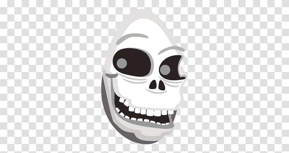 Halloween Ghost Skull 2 & Svg Vector File Halloween Skull, Jaw, Teeth, Mouth, Lip Transparent Png