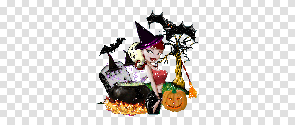 Halloween Gif Imagenes De Halloween Brujitas, Icing, Cream, Cake, Dessert Transparent Png