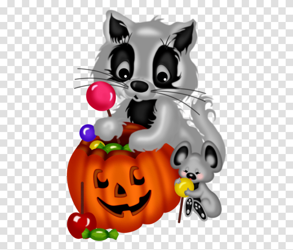 Halloween Gifs Fonds Ecran Images Cartoon, Food, Plant, Toy, Pumpkin Transparent Png