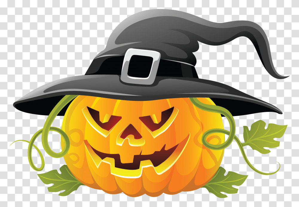 Halloween Halloween Pumpkin Clipart, Helmet, Apparel, Hat Transparent Png