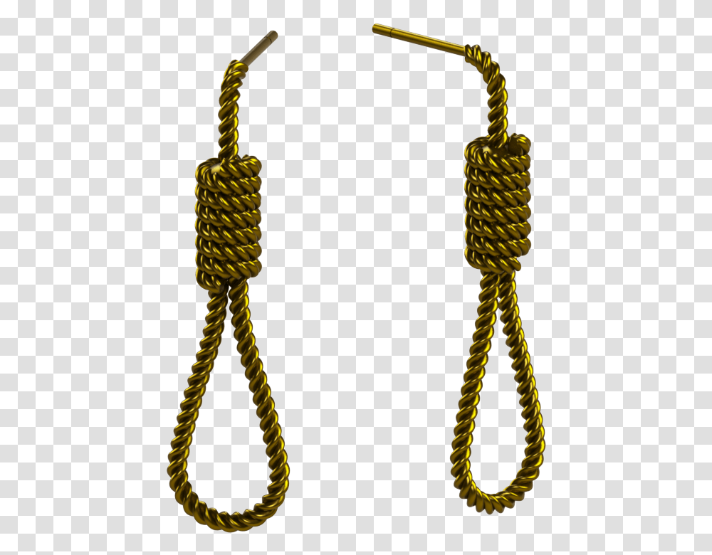 Halloween Hanging Rope Earrings Rope Halloween, Knot Transparent Png