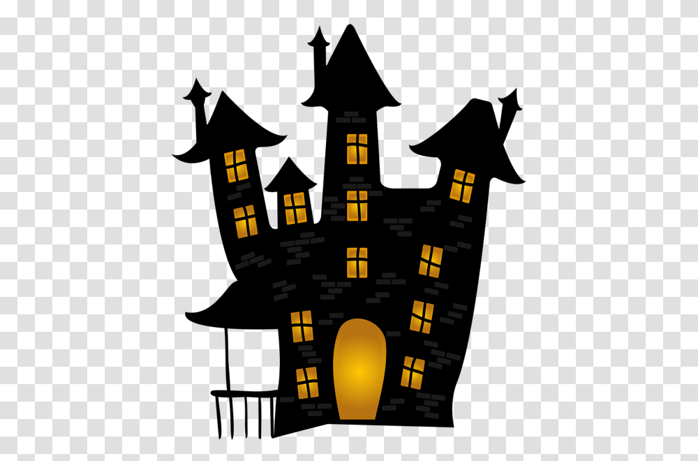 Halloween Haunted House Clip Art Spooky Haunted House Clip Art, Light, Lightbulb, Hand Transparent Png