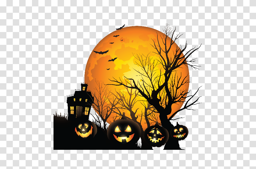 Halloween Haunted House Clip Art Transparent Png