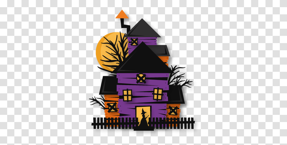 Halloween Haunted House Svg Cuts Clip Art, Graphics, Angry Birds Transparent Png