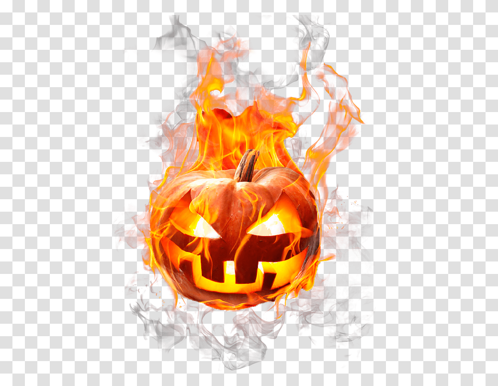 Halloween, Holiday, Bonfire, Flame Transparent Png