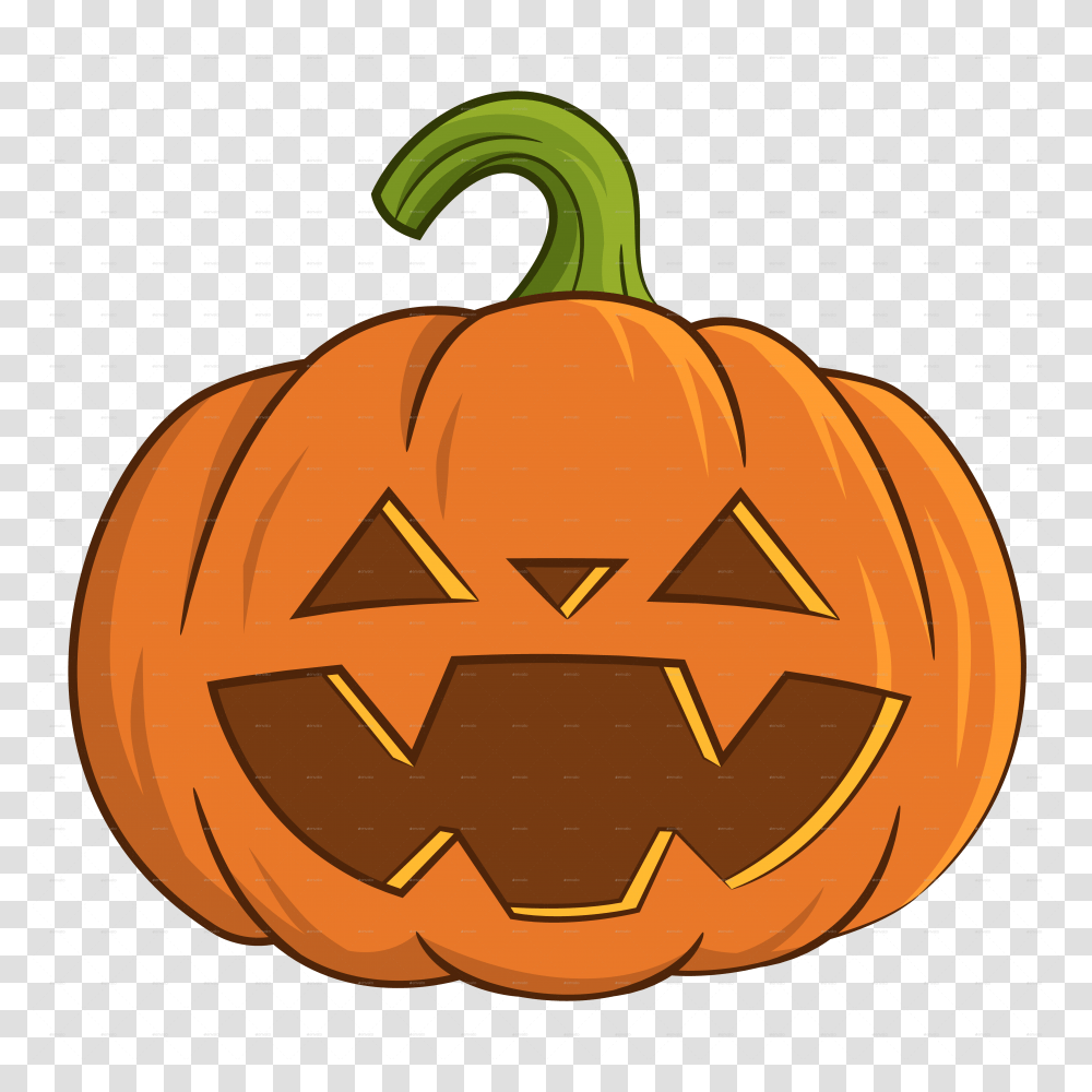Halloween, Holiday, Plant, Pumpkin, Vegetable Transparent Png