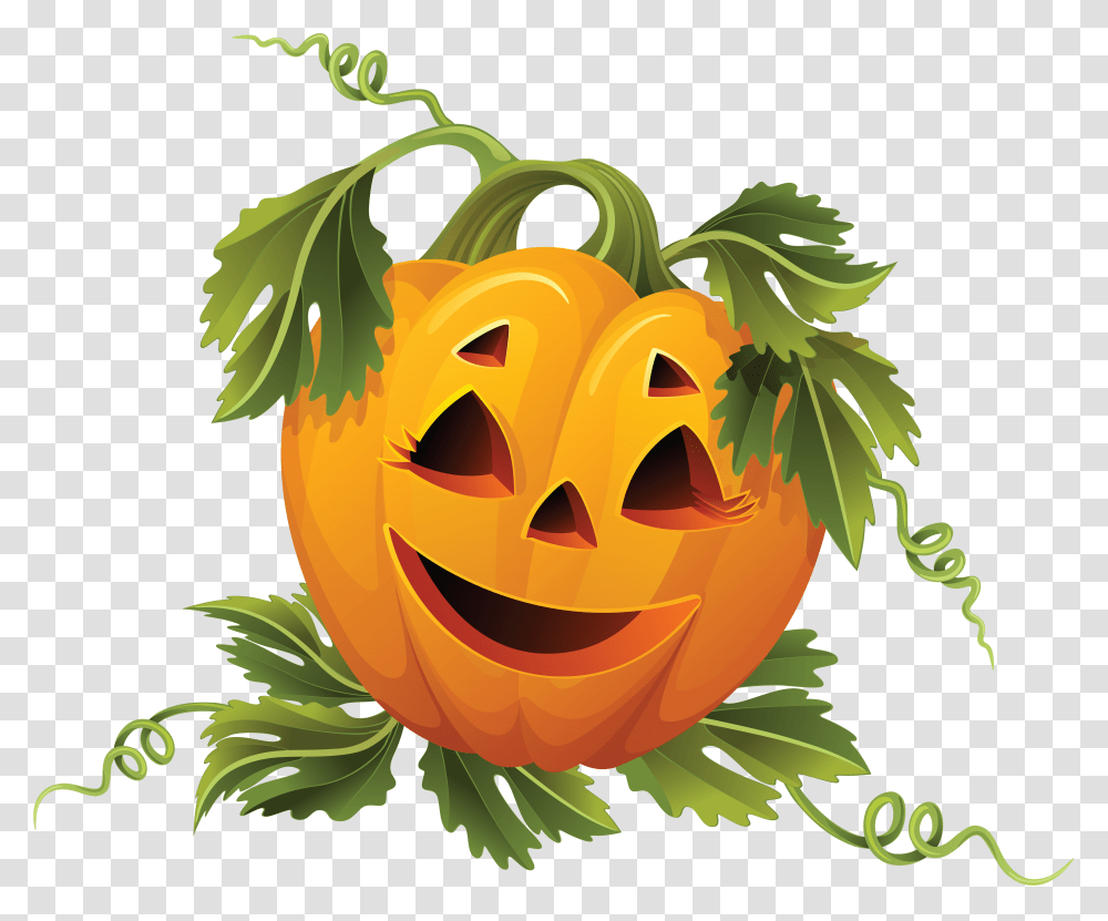 Halloween, Holiday, Plant, Pumpkin, Vegetable Transparent Png