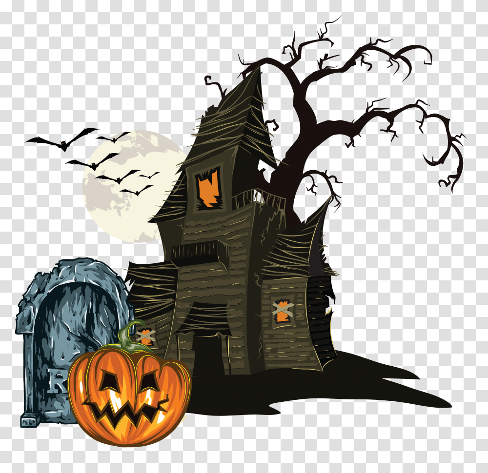 House Halloween сбоку