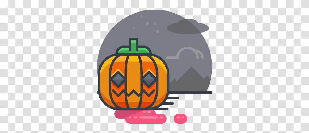 Halloween Holiday Pumpkin Scary Spooky, Vegetable, Plant, Food, Vehicle Transparent Png