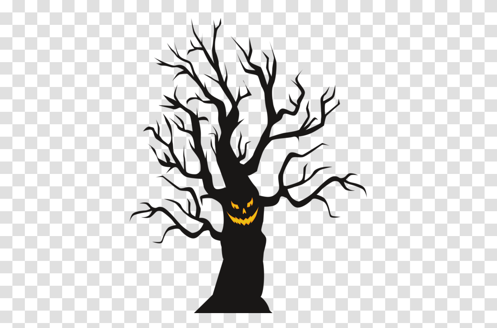 Halloween, Holiday, Silhouette, Tree, Plant Transparent Png