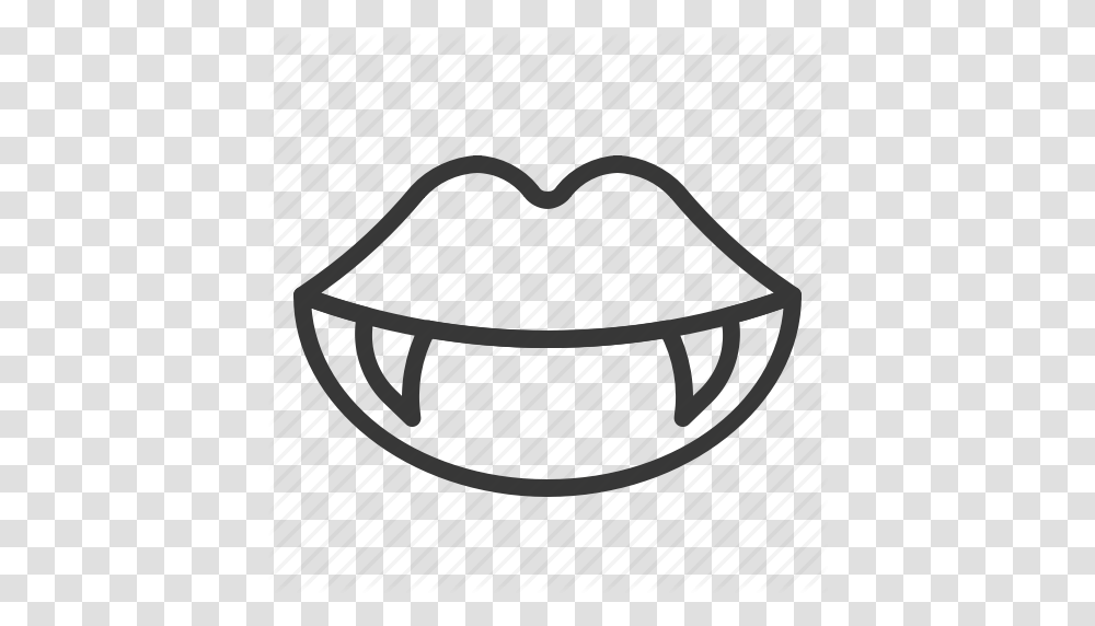 Halloween Horror Mouth Scary Teeth Vampire Vampire Teeth Icon, Stencil, Heart, Label Transparent Png