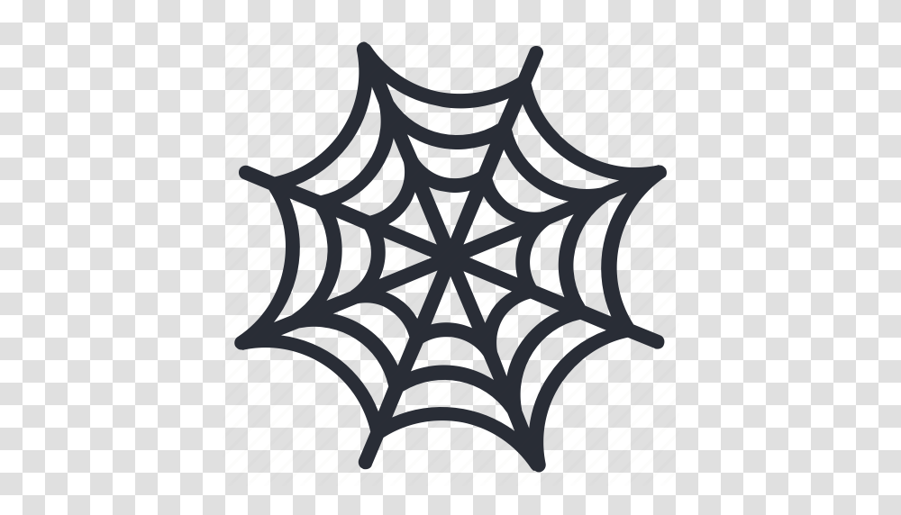 Halloween Horror Spider Web Icon Icon, Rug Transparent Png