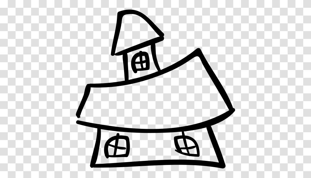 Halloween House Building Outline Icon, Gray, World Of Warcraft Transparent Png