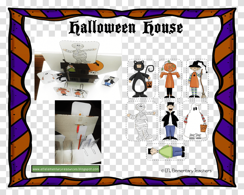 Halloween House Cartoon, Person, Human, Pottery, Arcade Game Machine Transparent Png