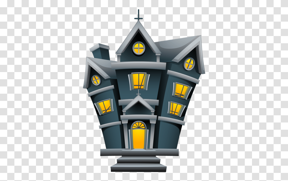 Halloween House Clipart Halloween Cartoon Designs, Architecture, Building, Rubix Cube, Tower Transparent Png