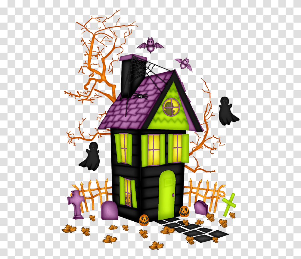 Halloween House Haunted House Clipart, Bird, Animal, Outdoors Transparent Png