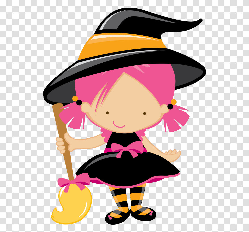 Halloween Iii Cute Witch Clipart, Clothing, Apparel, Helmet, Sun Hat Transparent Png
