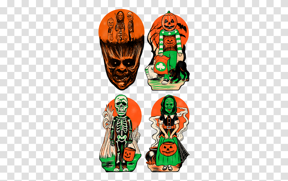 Halloween Iii Season Of The Witch Wall Decor Series 1 Halloween Iii Clip Art, Person, Graphics, Pillar, Architecture Transparent Png