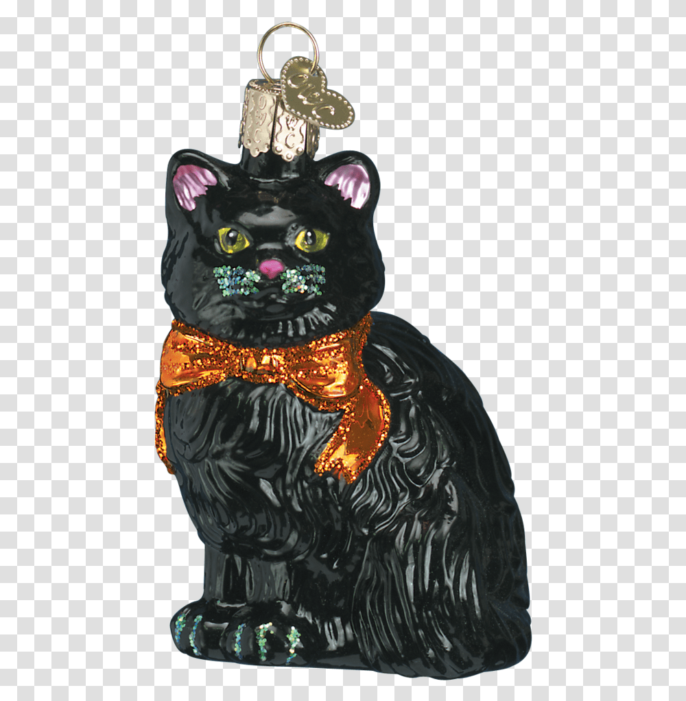 Halloween Kitty Christmas Ornament, Animal, Mammal, Icing, Cake Transparent Png