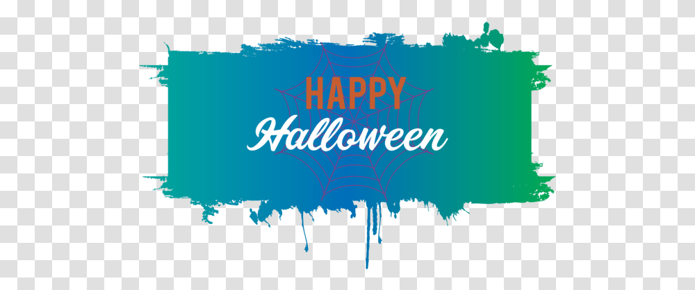 Halloween Logo Design Green For Happy Poster, Advertisement, Text, Flyer, Paper Transparent Png