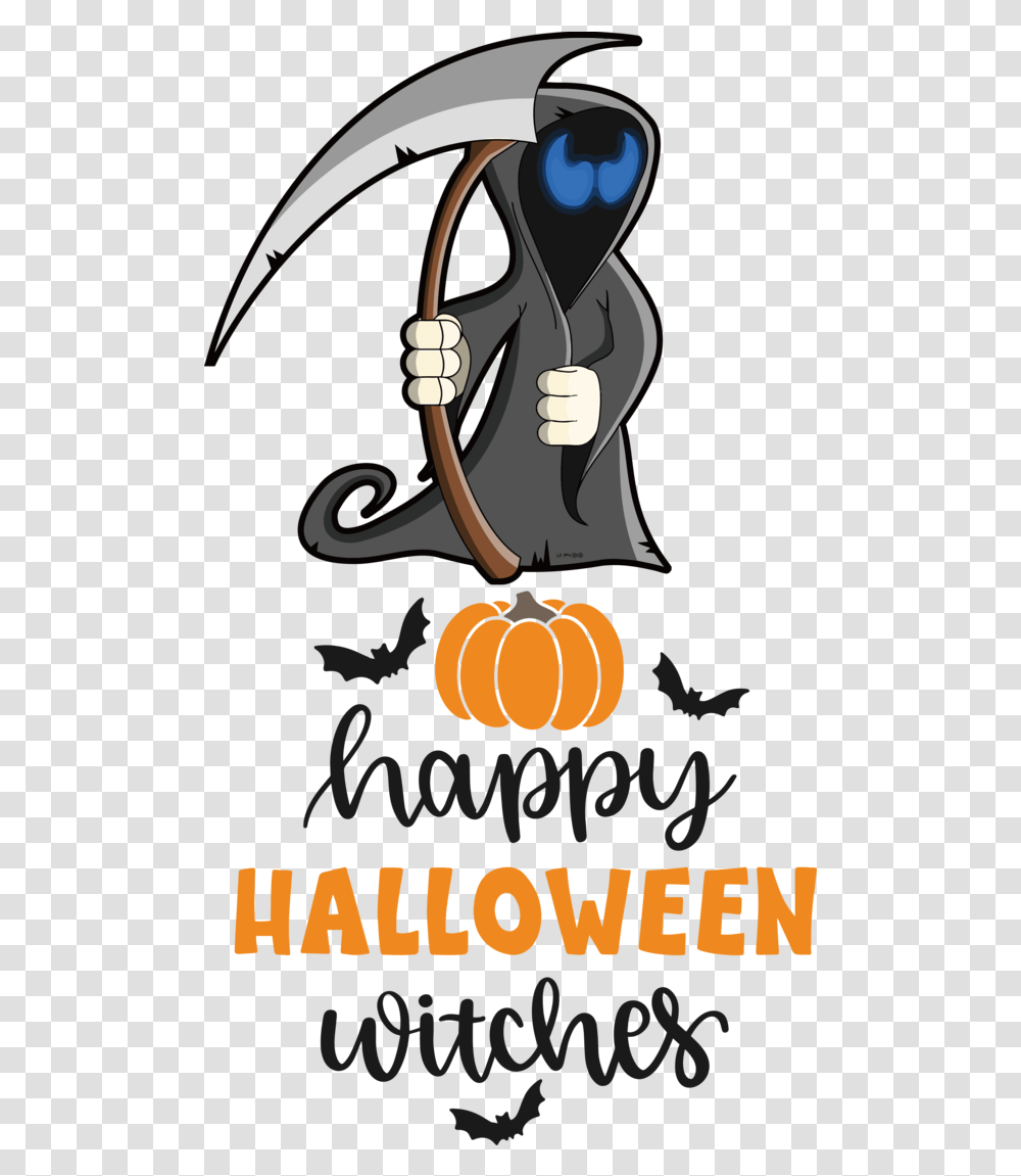 Halloween Logo Text Design For Happy Fictional Character, Poster, Advertisement, Plant, Label Transparent Png