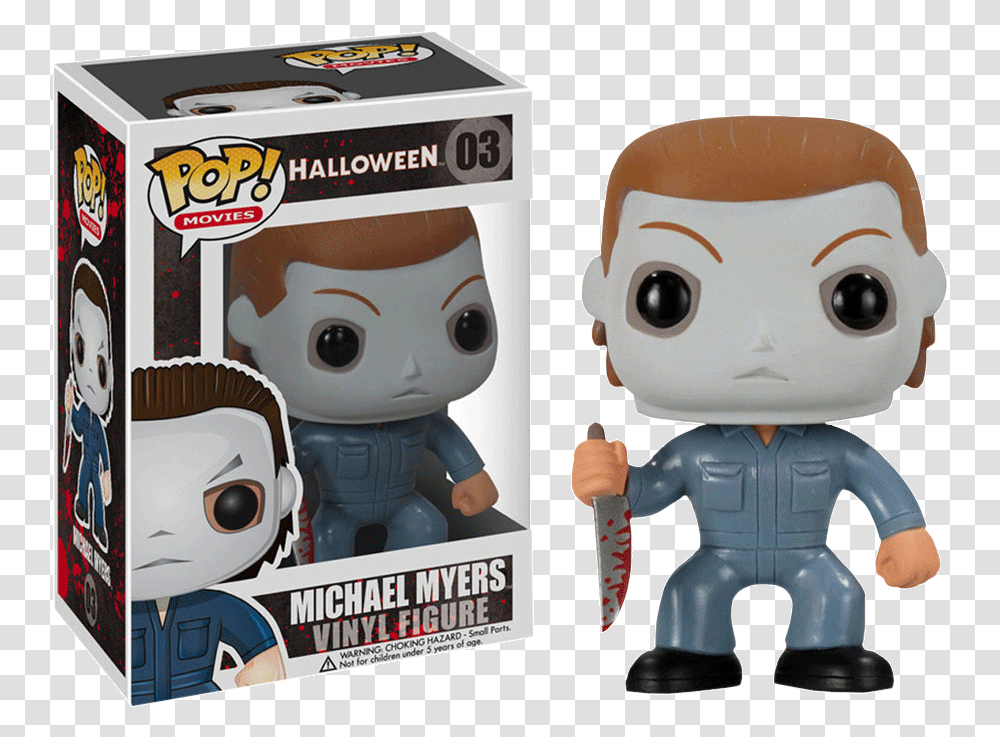 Halloween Michael Myers Pop Vinyl Pop Funko Michael Myers, Toy, Robot, Figurine, Doll Transparent Png