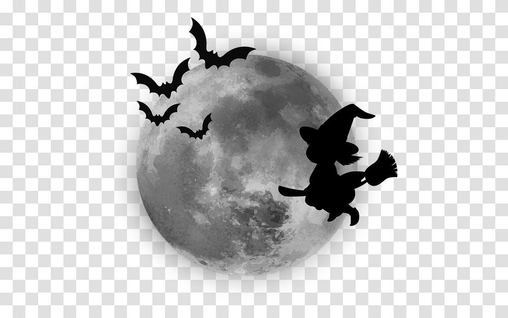 Halloween Moon Darkness Vleermuizen, Nature, Outdoors, Outer Space, Night Transparent Png