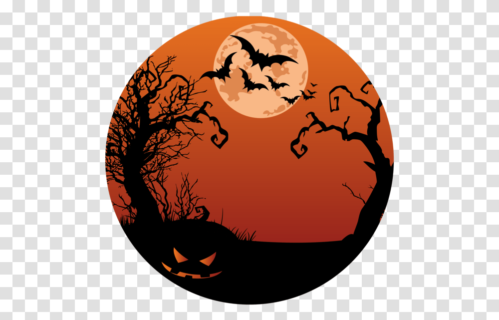 Halloween Moon Halloween Recruitment Halloween Trick Or Treat Background, Graphics, Art, Pumpkin, Vegetable Transparent Png