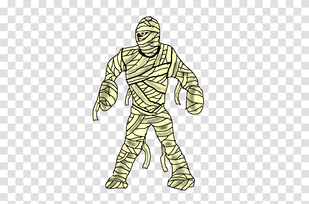Halloween Mummy Clip Art Black And White, Person, Human, Astronaut Transparent Png