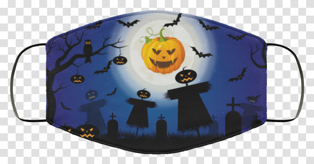 Halloween Night Pumpkin Face Mask Watch Dogs Legion Face Mask, Vegetable, Plant, Food, Produce Transparent Png