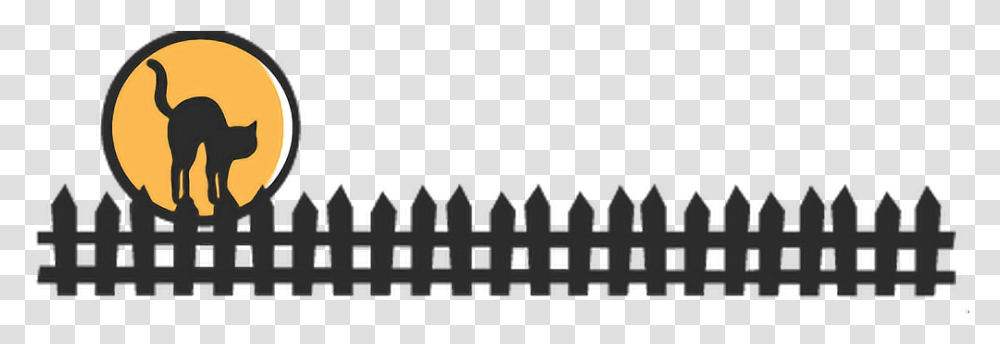 Halloween October Spooky Scary Frame Ribbon Moon Cute Halloween Border, Fence, Picket Transparent Png