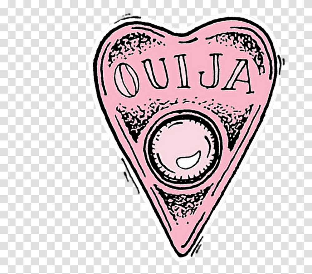 Halloween Ouija Heart, Label, Plectrum, Sticker Transparent Png