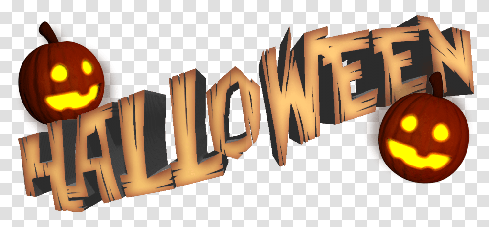 Halloween Party 2018 Nome Halloween Em 3d, Text, Wood, Alphabet, Brick Transparent Png