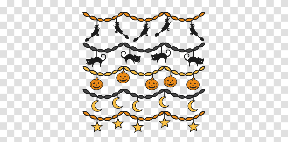 Halloween Party Banners Svg Scrapbook Cute Halloween Border, Symbol, Crown, Jewelry, Accessories Transparent Png