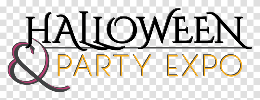 Halloween Party Expo Brings Together The Global Halloween Party, Label, Word, Alphabet Transparent Png