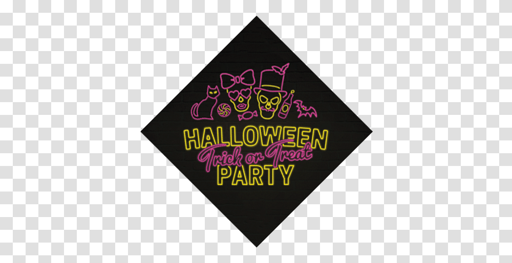 Halloween Party Graphic Design, Light, Neon, Text, Book Transparent Png